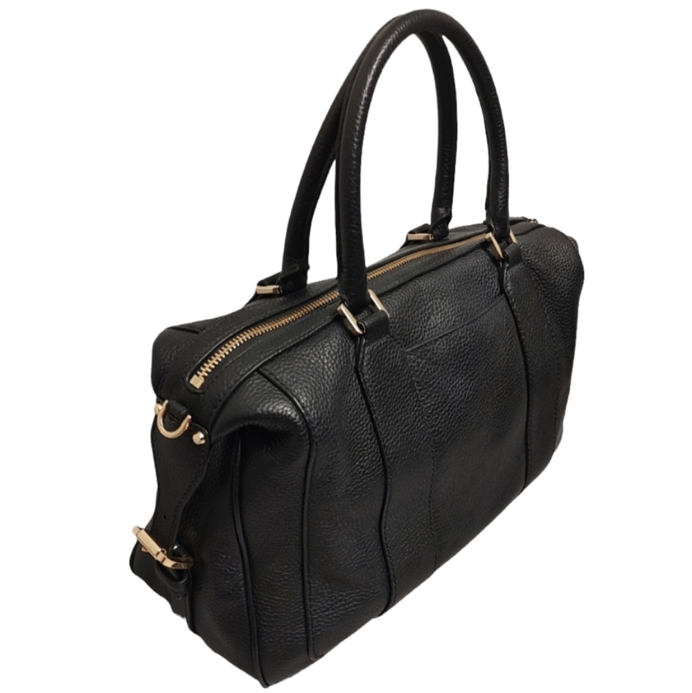 MICHAEL KORS Julia Large Satchel Crossbody Tote Bag Handbag Pebbled Leather - Picture 9 of 16